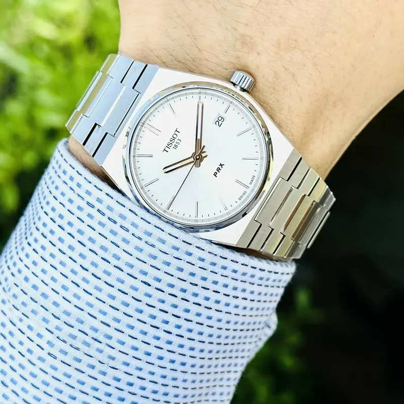 Tissot PRX Swiss Quartz Silver Dial Unisex Watch- T137.210.11.031.00